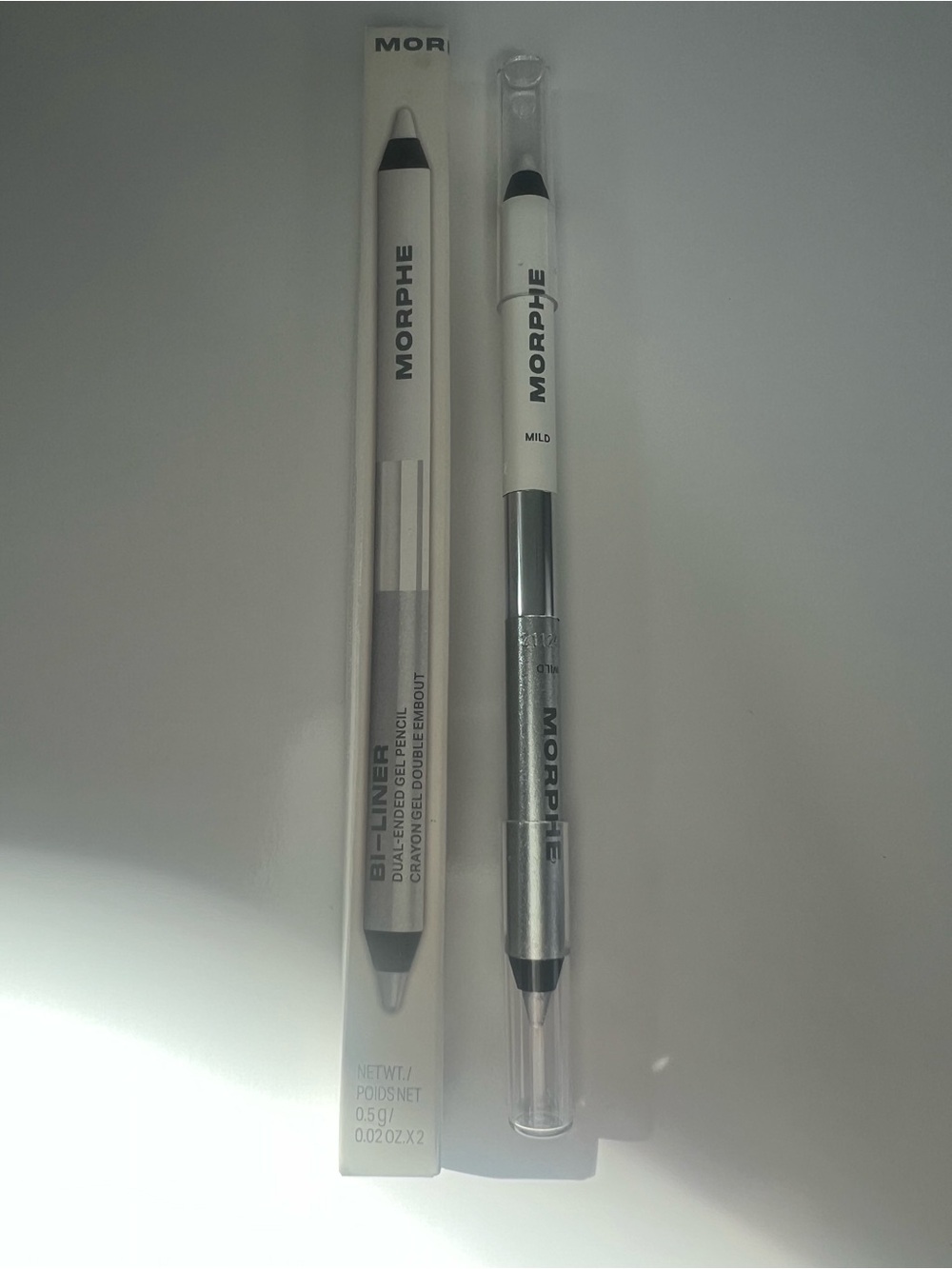 Morphe Bi-Liner Gel Eye Pencil- White and Silver